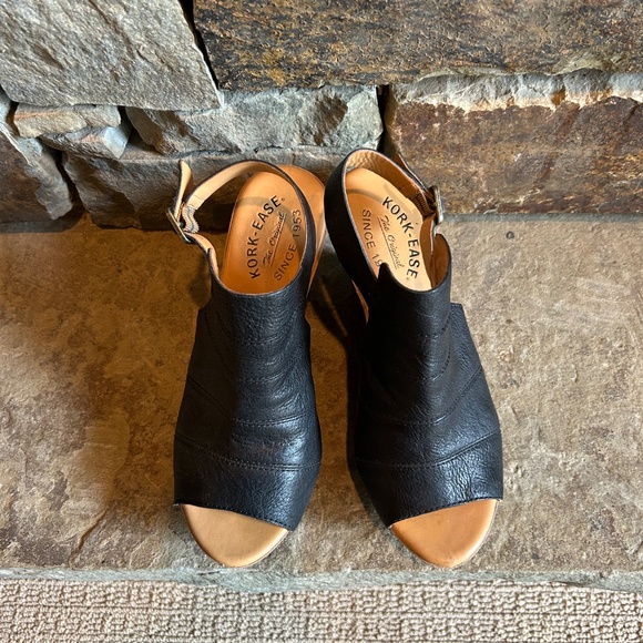 Kork-Ease wedge sandals/booties/fall boots - Picture 5 of 8